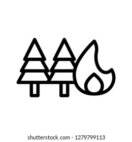 Fire insurance vector, insurance related line design editable stroke icon