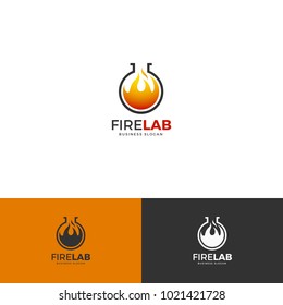 Fire Lab Logo template