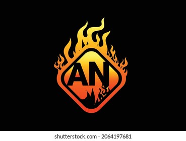Plantilla de diseño de iconos y logotipos de letras de ataque