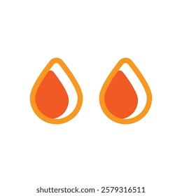 Fire Level 2 Logo Vector Icon Template Illustration