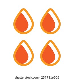 Fire Level 4 Logo Vector Icon Template Illustration