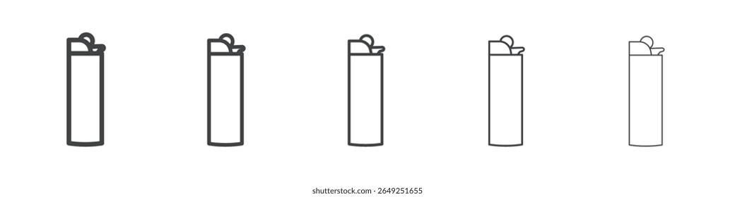 fire lighter icon simple illustration collection symbol