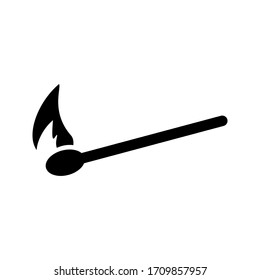 fire lighter icon vector sign isolated on white background. fire lighter symbol template color editable. eps 10