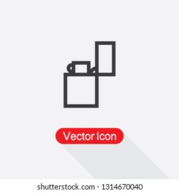 Fire Lighter Icon,Lantern Icon Vector Illustration Eps10