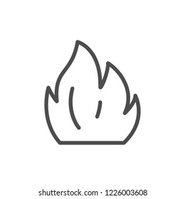 Fire line icon