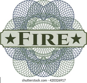 Fire linear rosette