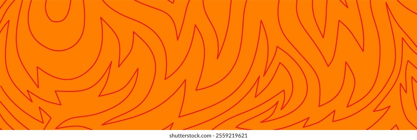 fire lines background. flame lines background. Outline of flames as a background. fire outline background design. Flame outline.