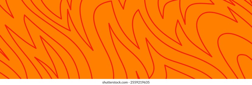 fire lines background. flame lines background. Outline of flames as a background. fire outline background design. Flame outline.