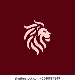 Fire lion head logo for sale.