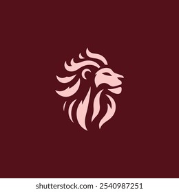 Fire lion head logo for sale.