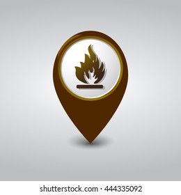 Fire Location Brown Pointer