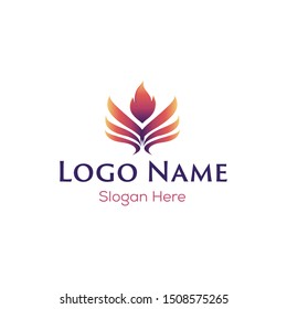fire logo colorful vector professional concept