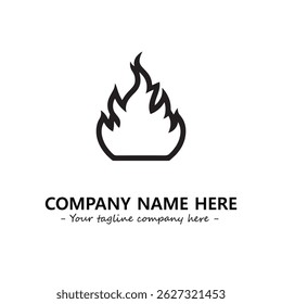 Fire Logo Company Design Illustration Vector Graphic Image