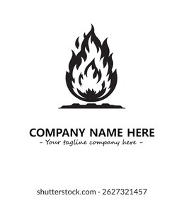 Fire Logo Company Design Illustration Vector Graphic Image