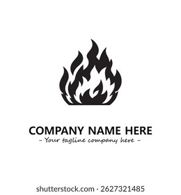 Fire Logo Company Design Illustration Vector Graphic Image