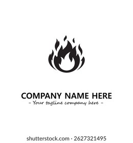 Fire Logo Company Design Illustration Vector Graphic Image