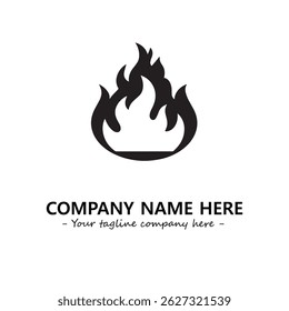 Fire Logo Company Design Illustration Vector Graphic Image