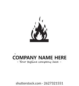 Fire Logo Company Design Illustration Vector Graphic Image