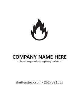 Fire Logo Company Design Illustration Vector Graphic Image