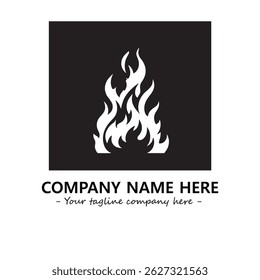 Fire Logo Company Design Illustration Vector Graphic Image