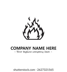 Fire Logo Company Design Illustration Vector Graphic Image
