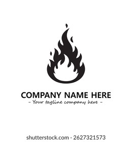 Fire Logo Company Design Illustration Vector Graphic Image