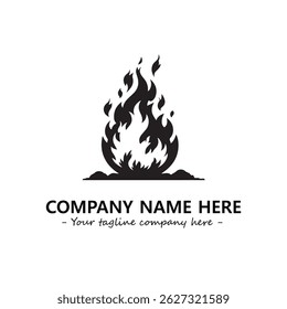 Fire Logo Company Design Illustration Vector Graphic Image