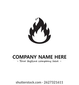 Fire Logo Company Design Illustration Vector Graphic Image