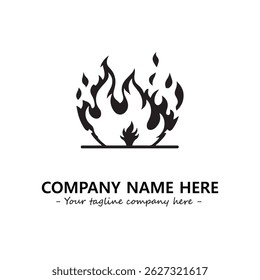 Fire Logo Company Design Illustration Vector Graphic Image