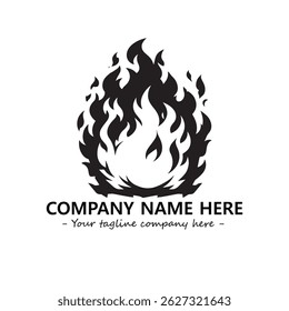 Fire Logo Company Design Illustration Vector Graphic Image