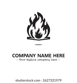 Fire Logo Company Design Illustration Vector Graphic Image