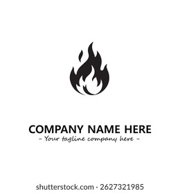 Fire Logo Company Design Illustration Vector Graphic Image