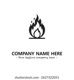 Fire Logo Company Design Illustration Vector Graphic Image