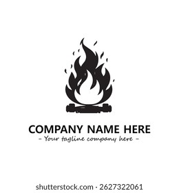 Fire Logo Company Design Illustration Vector Graphic Image