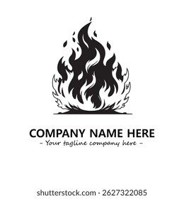 Fire Logo Company Design Illustration Vector Graphic Image