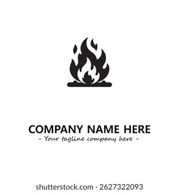 Fire Logo Company Design Illustration Vector Graphic Image