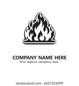 Fire Logo Company Design Illustration Vector Graphic Image