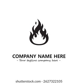 Fire Logo Company Design Illustration Vector Graphic Image