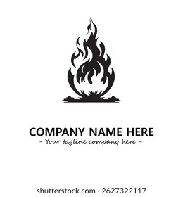 Fire Logo Company Design Illustration Vector Graphic Image