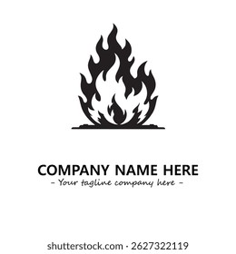 Fire Logo Company Design Illustration Vector Graphic Image
