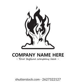 Fire Logo Company Design Illustration Vector Graphic Image