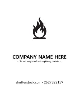Fire Logo Company Design Illustration Vector Graphic Image