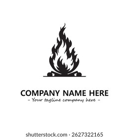 Fire Logo Company Design Illustration Vector Graphic Image