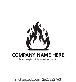 Fire Logo Company Design Illustration Vector Graphic Image