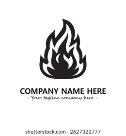 Fire Logo Company Design Illustration Vector Graphic Image