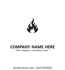 Fire Logo Company Design Illustration Vector Graphic Image