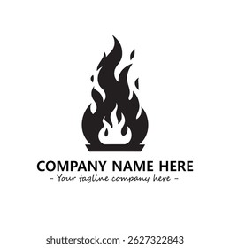 Fire Logo Company Design Illustration Vector Graphic Image