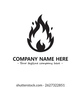 Fire Logo Company Design Illustration Vector Graphic Image