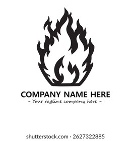 Fire Logo Company Design Illustration Vector Graphic Image