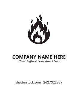 Fire Logo Company Design Illustration Vector Graphic Image